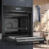 Hornos - SIEMENS Horno Multifunción con Microondas HM736GAB1 Cristal Negro
