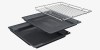 Hornos - SIEMENS Horno Multifunción con Microondas HM736GAB1 Cristal Negro