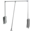 Perchero Abatible Aluminio 45-60 cm Plata Mate