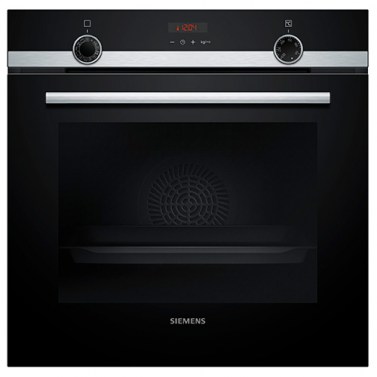 Hornos - SIEMENS Horno Multifunción con Vapor HR574AER0 Cristal Negro Inox