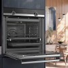 Hornos - SIEMENS Horno Multifunción con Vapor HR574AER0 Cristal Negro Inox