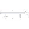 Asa I200 10x128 mm Inox Mate