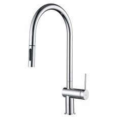 Grifos cocina - IMEX Grifo Cocina Extraíble Caño Alto BERNA Doble Jet