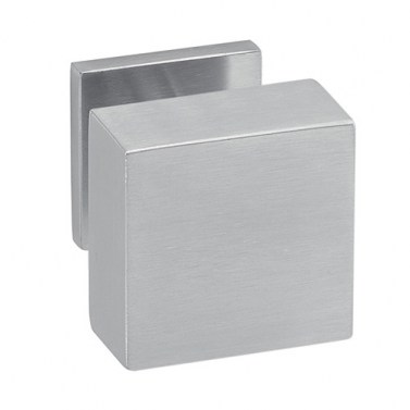 Pomos puerta entrada - Pomo Puerta Entrada QUADRO IN.00.113 70x70 mm Inox Satinado