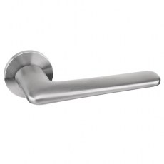 Juego Manivelas con Roseta Flow Inox Satinado