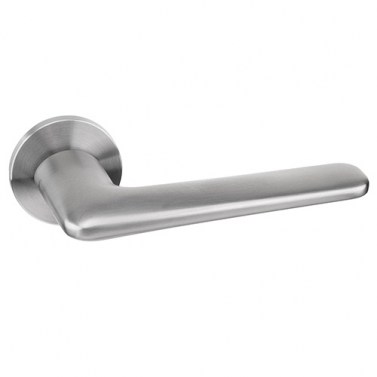 Juego Manivelas con Roseta Flow Inox Satinado