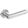 Juego Manivelas con Roseta Bergen Inox Satinado