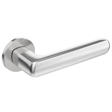 Juego Manivelas con Roseta Bergen Inox Satinado