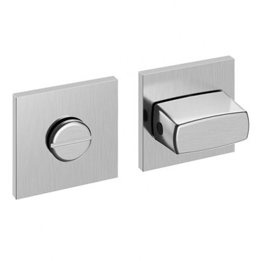 Condena Descondena con Roseta Cuadrada IN.04.117 50 mm Inox Satinado
