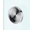 Corredera puerta interior - Tirador Adhesivo Redondo para Cristal Inox
