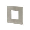 Corredera puerta interior - Tirador Adhesivo Cuadrado 60x60 mm IN.16.552.A Inox