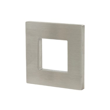 Corredera puerta interior - Tirador Adhesivo Cuadrado 60x60 mm IN.16.552.A Inox