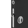 Kit Redondo Puerta Corredera de Condena JNF Inox Níquel Satinado
