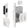 Kit Cuadrado Puerta Corredera de Condena JNF Inox Blanco Mate