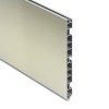 Zócalo PVC Revestido en Inox 100mm 4 metros