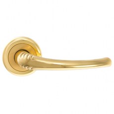Juego Manivelas con Roseta I-T318 Dorado Mate y Brillo