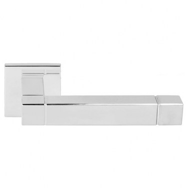Juego Manivelas con Roseta Cuadrada Square JB100-G Inox Brillo