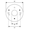 Manivelas con roseta - Juego Aros para Manivela Roseta