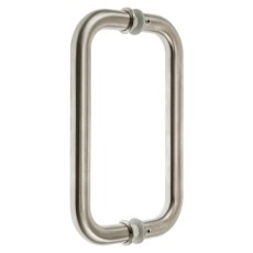 Manillones con roseta - Juego Manillones TR Curvo sin Roseta Inox Mate