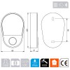 Control de accesos - Control de Accesos DORCAS K16 con Tarjeta, Teclado y Bluetooth