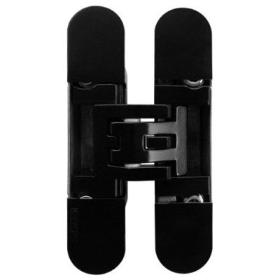 Bisagra Oculta Kubica K6400 3B 45Kg Autocentrante Negro Mate