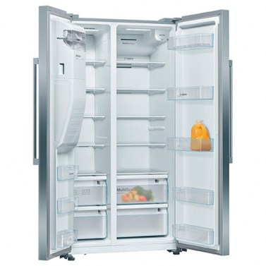 Frigoríficos - BOSCH Frigorífico Americano KAD93VIFP 2 Puertas Inox