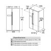 Frigoríficos - BOSCH Frigorífico Americano KAN93VIFP 2 Puertas Inox