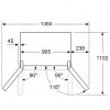 Frigoríficos - BOSCH Frigorífico Americano KFN96VPEA 4 Puertas Inox