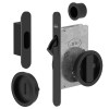 Cerraduras puerta corredera - Kit Redondo Puerta Corredera de Condena JNF Inox