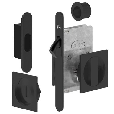 Cerraduras puerta corredera - Kit Cuadrado Puerta Corredera de Condena JNF Inox