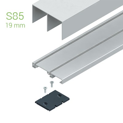 Corredera y kit para armario - Kit Guías Corredera Sistema Terra KG85 SYSKOR