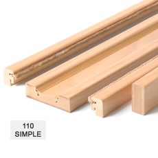 Estructuras metálicas - Kit Moldura Estructura Puerta Corredera 110 Simple