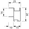 Corredera y kit para armario - Kit Puerta Corredera Terra TR16MIN 16mm