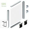 Corredera y kit para armario - Kit Puerta Corredera Terra TR19 19mm