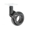 Ruedas - Rueda GTV Strada Ø60 mm 30 Kg Plástico Negro