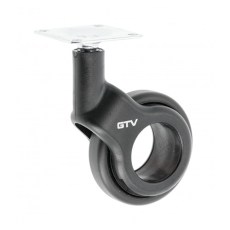 Ruedas - Rueda GTV Strada Ø60 mm 30 Kg Plástico Negro