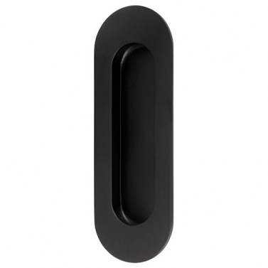 Tirador Embutir Oval Basics LB41 Negro Mate