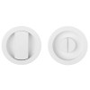 Tirador Puerta Corredera Condena Basics LB57S Blanco Mate