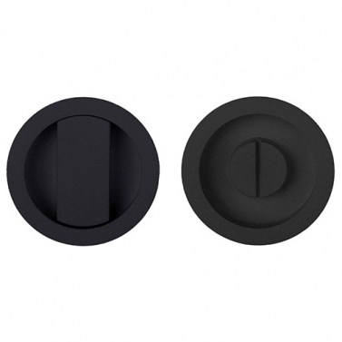 Tirador Puerta Corredera Condena Basics LB57S Negro Mate