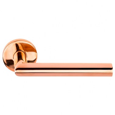 Juego Manivelas con Roseta Basics LB2-19 PVD Cobre Brillo