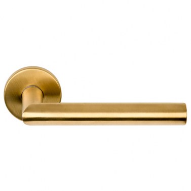 Juego Manivelas con Roseta Basics LB2-19 PVD Oro Satinado