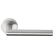 Manivelas con roseta - Juego Manivelas con Roseta Basics LB2-19 Inox Mate