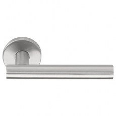 Manivelas con roseta - Juego Manivelas con Roseta Basics LB7-19 Inox Mate