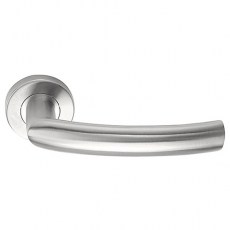 Juego Manivelas con Roseta Basics LB14 Inox Mate