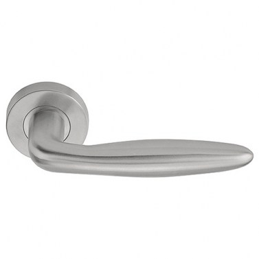 Juego Manivelas con Roseta Basics LB18H Inox Mate