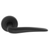Juego Manivelas con Roseta Basics LB20 Negro Mate