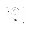 Bocallave Yale Basics LBY50 PVD Oro Mate