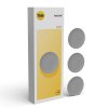 YALE Linus Dot Pack 3 uds Plata