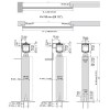 Corredera puerta interior - Juego Accesorios LITE+ 100 KSC Superior