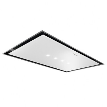 Campanas extractoras - SIEMENS Campana Techo LR97CBS20 90cm Cristal Blanco